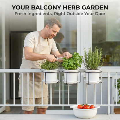 Floating Railing Hanging Pot Holder