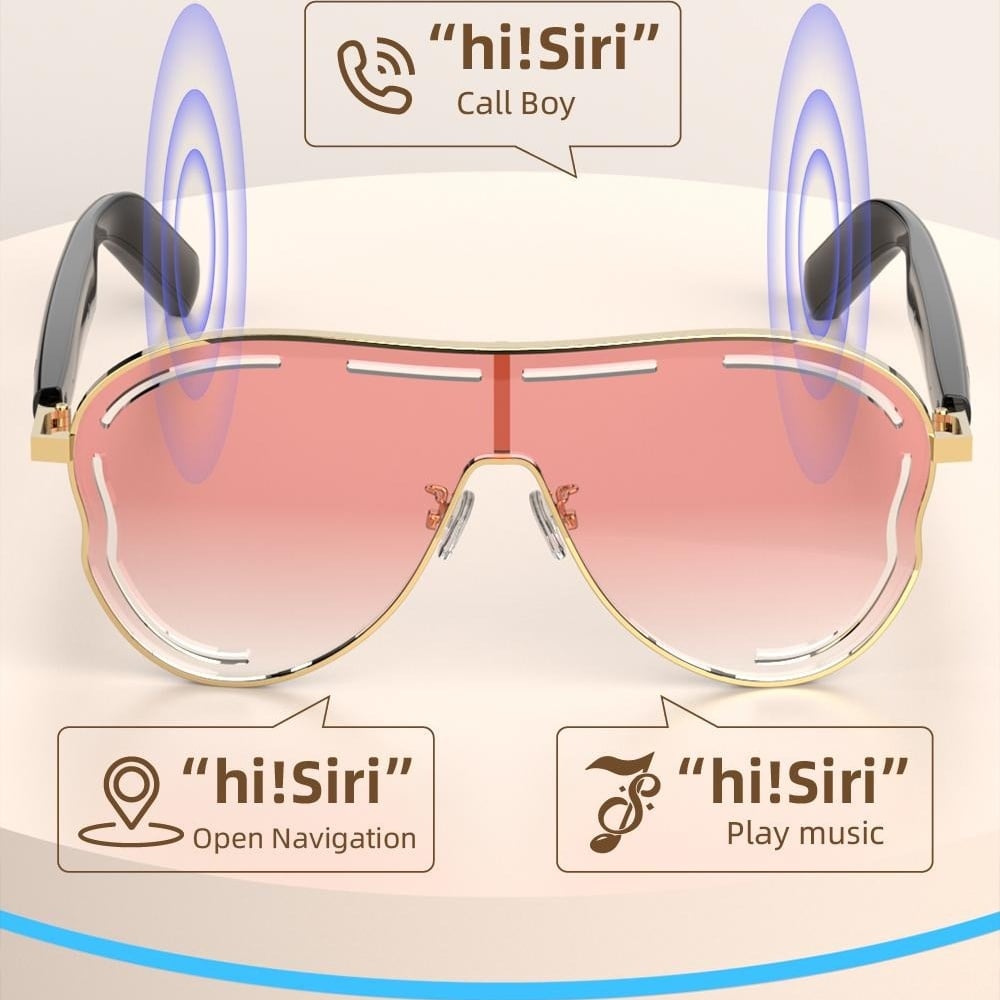💕Hot sale 45% OFF😎 Smart Bluetooth 5.4 Audio Sunglasses – Open-Ear, UV & Blue Light Protection