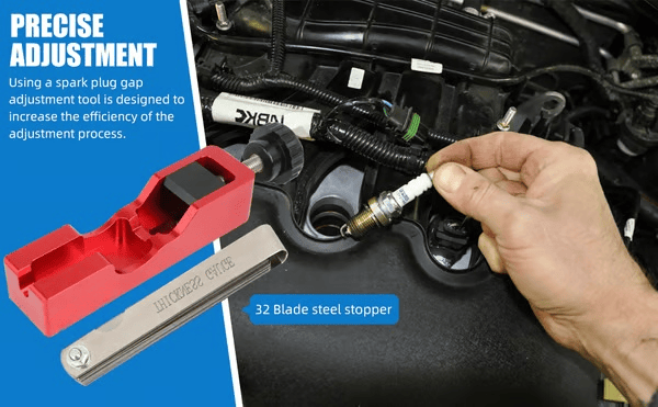 🔥OFERTA ESPECIAL 49% DE DESCUENTO🛠️🚗 Ajustador de Precisión de Brecha para Bujías – Máximo Rendimiento Siempre