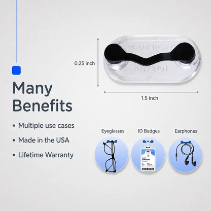 💥Buy 2 get 1 free 🔥Magnetic Eyeglass Holder Stainless Steel Glasses Clip for Shirts & Pockets