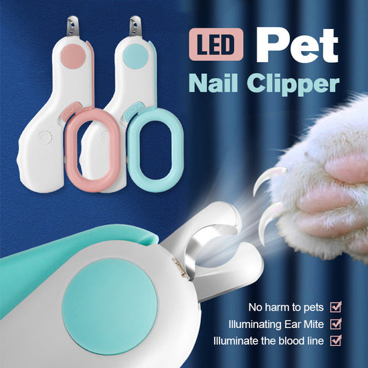 Cortauñas LED para mascotas