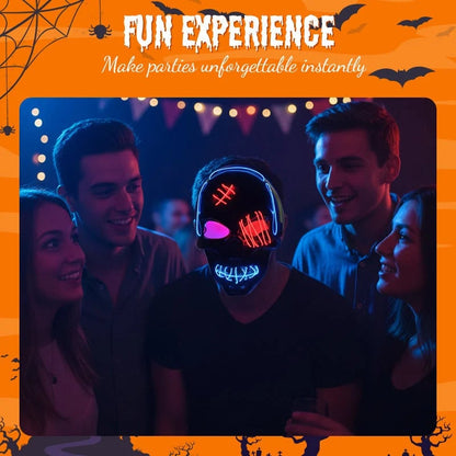 Halloween LED Skull Mask -👏Most Popular in 2026!