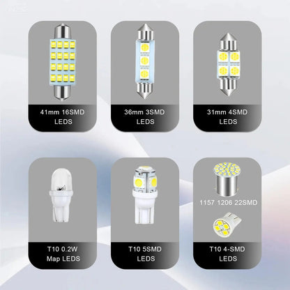 🔥 42 Pcs Interior Car Light Kit