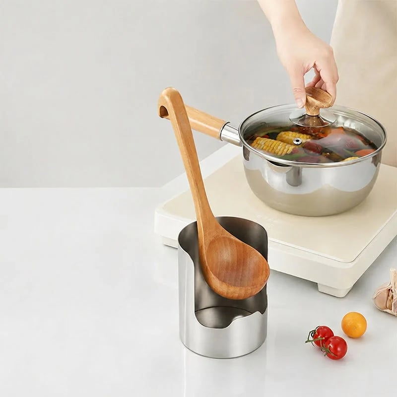 🥳2026 HOT SALE🥳💞50K+ SOLD!🍳🧑‍🍳 ! Multi-Functional Kitchen Utensil Holder – Holds pot lids, spatulas & cutting boards. Thickened stainless steel, space‐saving. 🛡️✨