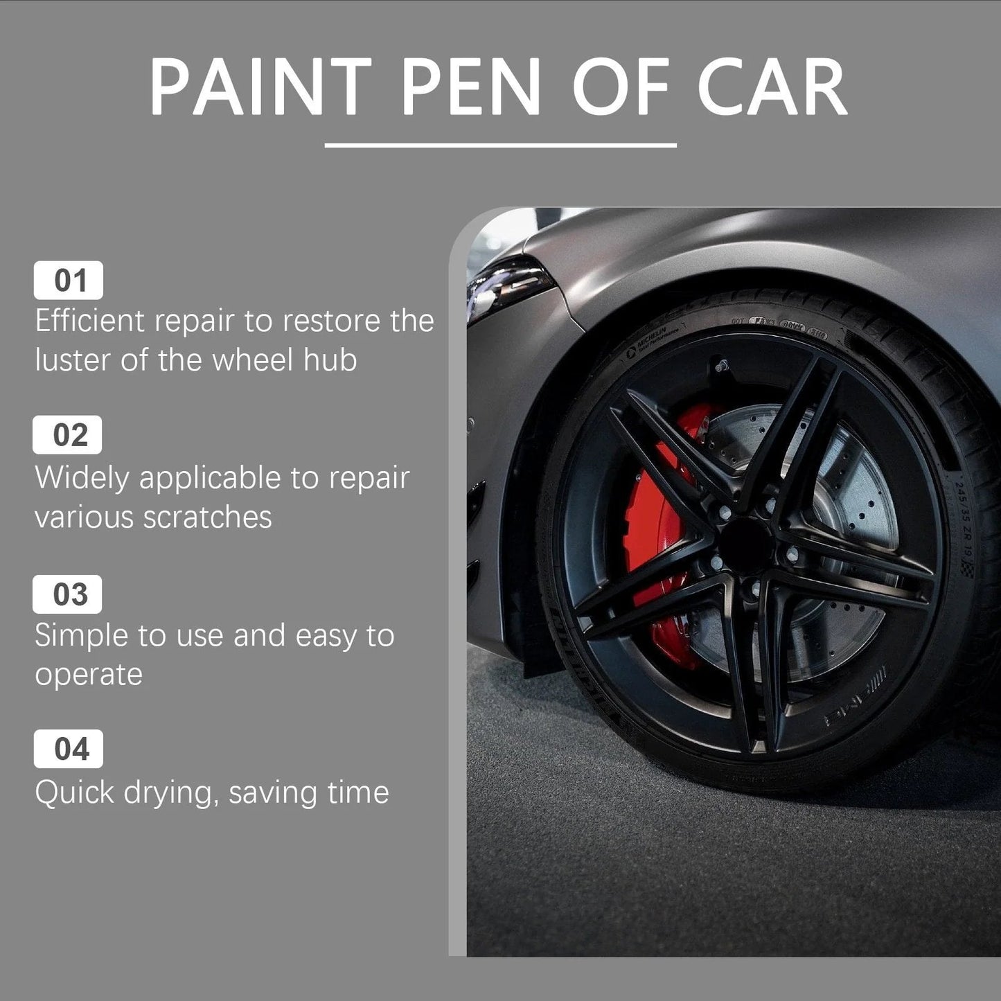 🔥 🚗 Car Tire Scratch Repair Pen