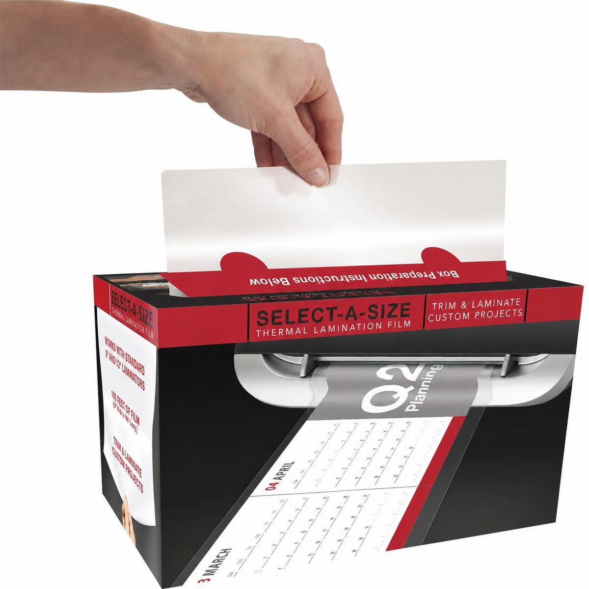 🔥 Custom Thermal Lamination Roll with Built-in Trimmer (3 Mil, 30 FT)