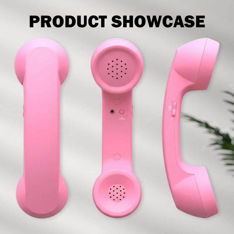 ☎️ Auricular de teléfono retro con interfaz tipo C 📞