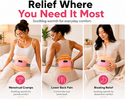 💝The best gift for her! Dynamic massage and heating belt for menstruation