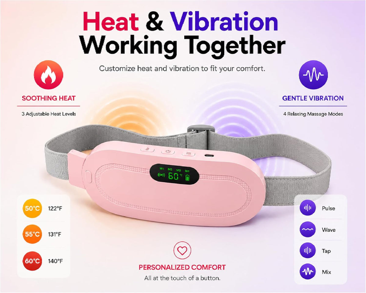 💝The best gift for her! Dynamic massage and heating belt for menstruation