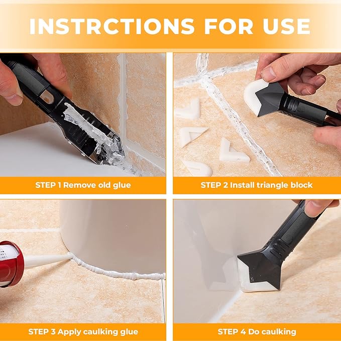 Silicone Caulking Finishing Tool Kit