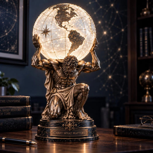 🔥😍🌍 Atlas Illuminated World Sphere Lamp🌌