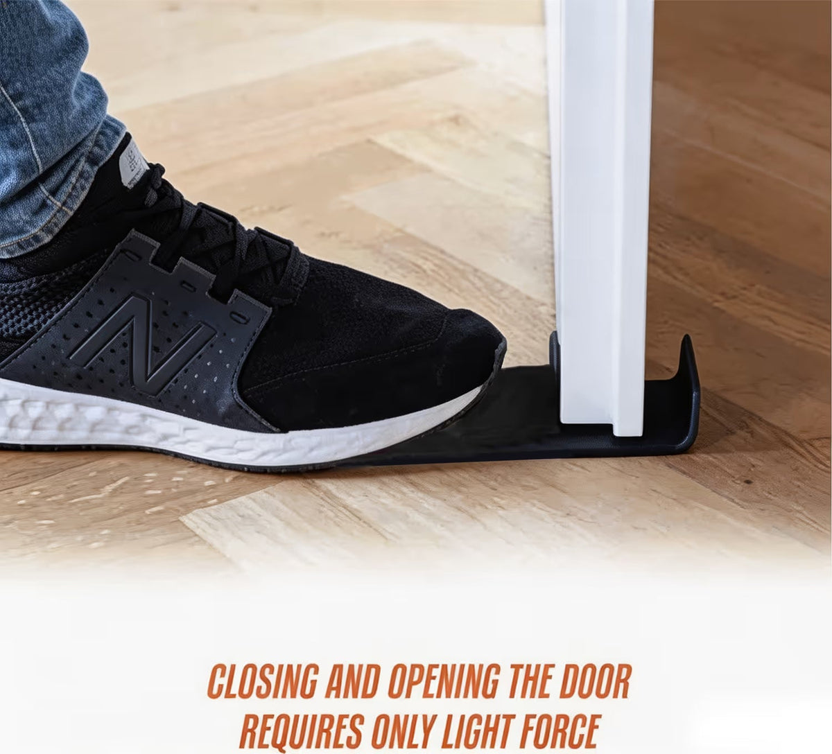 🏆Flash Sale Buy 1 Get 1 Free!!⚡Self-Adhesive Door Stopper – Non-Slip No-Drill Door Holder for Home & Office