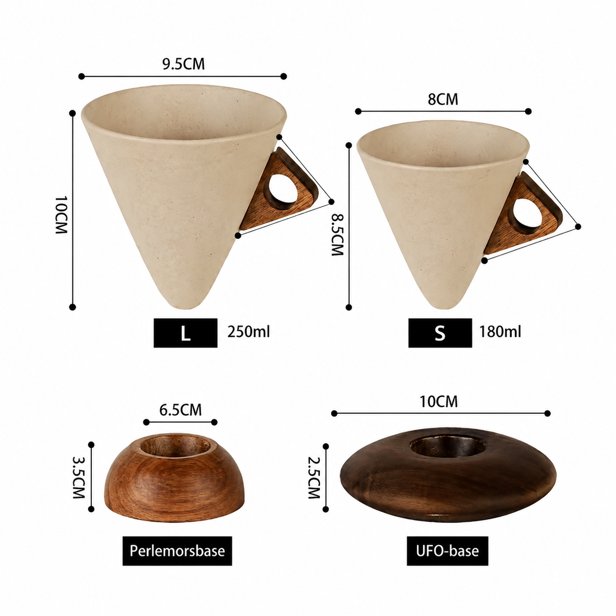 Unique ceramic coffee cup – luxury for your coffee time ☕