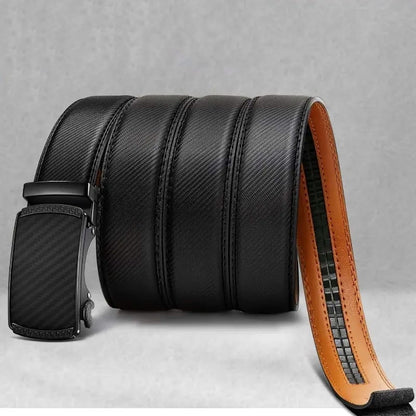 🔥Leather Ratchet Belt With Adjustable Buckle