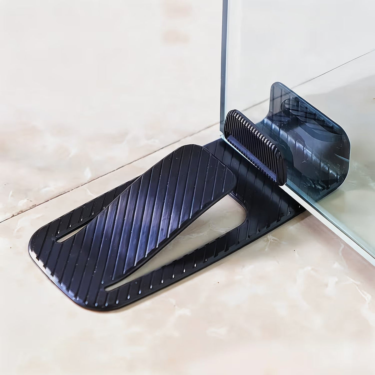 🏆Flash Sale Buy 1 Get 1 Free!!⚡Self-Adhesive Door Stopper – Non-Slip No-Drill Door Holder for Home & Office