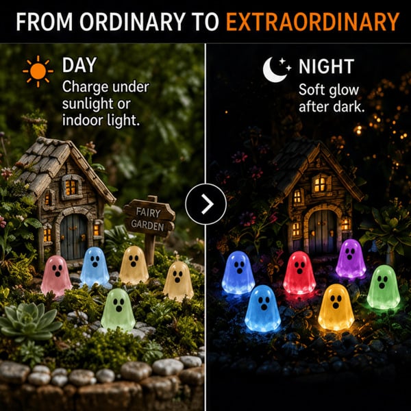 💥 From Only $9.99 👻 Glow-in-the-Dark Mini Ghosts – 8-Colour Halloween Mix