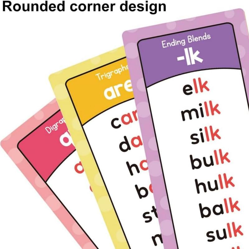 🔥Phonics Word Cards 117 Sound Groups 900+ Rhyming Words Preschool English Discovery Joy