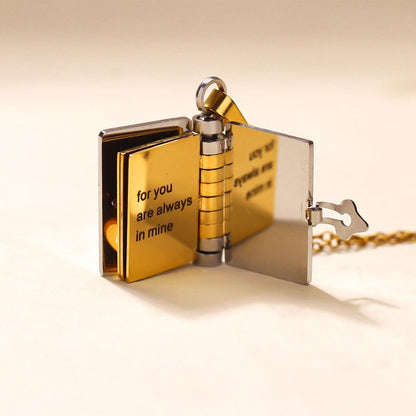 💥 For Granddaughter - The Most Beautiful Chapter Book Necklace