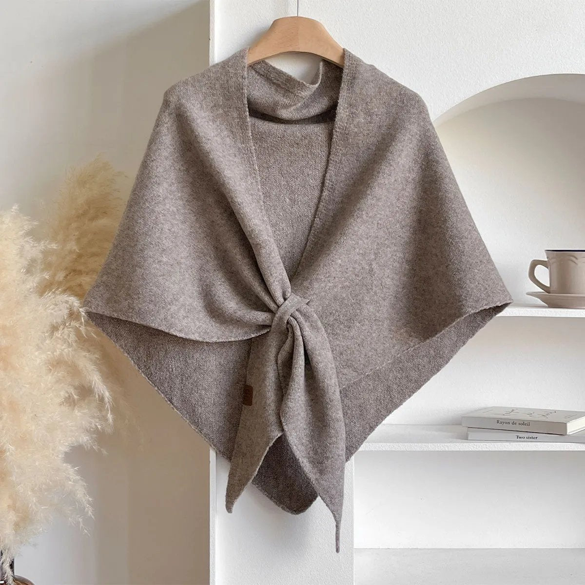 🔥 HOT SALE 🔥🍂Women's Solid-Color Cashmere Scarf🍁 Casual Soft Comfortable Shawl for Daily Wear