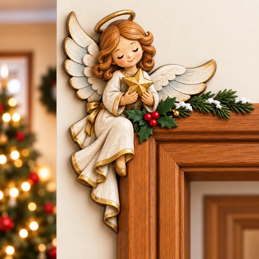 🎅 Christmas Peekaboo Door Frame Corner Decor
