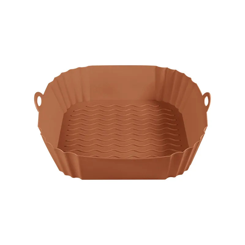 🔥✨Reusable Silicone Air Fryer Liner, 8 Inches