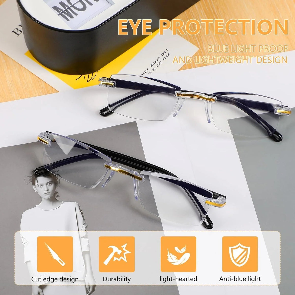 👓🌄Smart Zoom Multifocal Glasses – Clear Near & Far Vision, All in One
