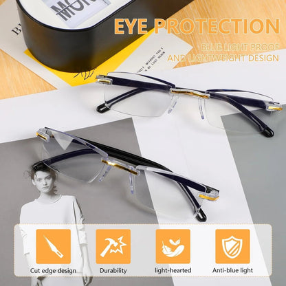 👓🌄Smart Zoom Multifocal Glasses – Clear Near & Far Vision, All in One