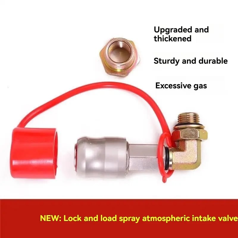 Heavy-Duty Truck Air Take Valve with Lockable Quick Connector