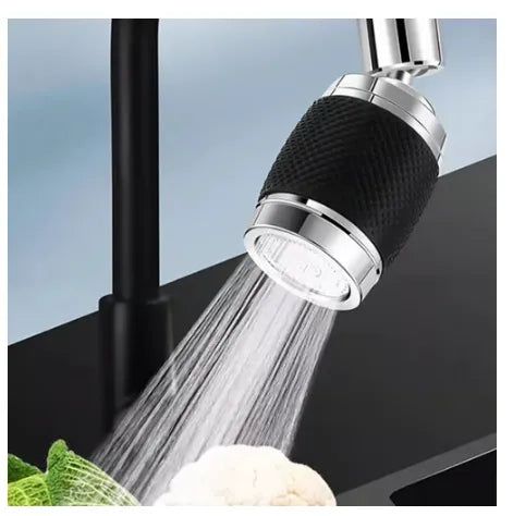 🔥 Grifo de cocina giratorio con filtro potenciador a prueba de salpicaduras