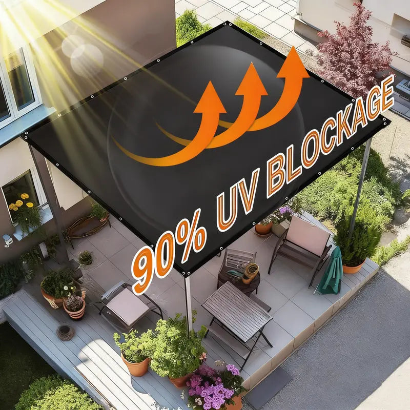 90% Sun Block Outdoor Shade Cloth – 10 × 13 FT