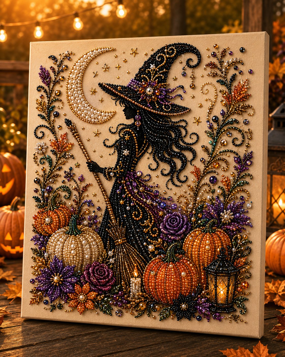 💥 Último día 49% DE DESCUENTO – 👻✨ Kit DIY de arte con perlas de Halloween – ¡Convierte pequeñas perlas en magia espeluznante y adorable!