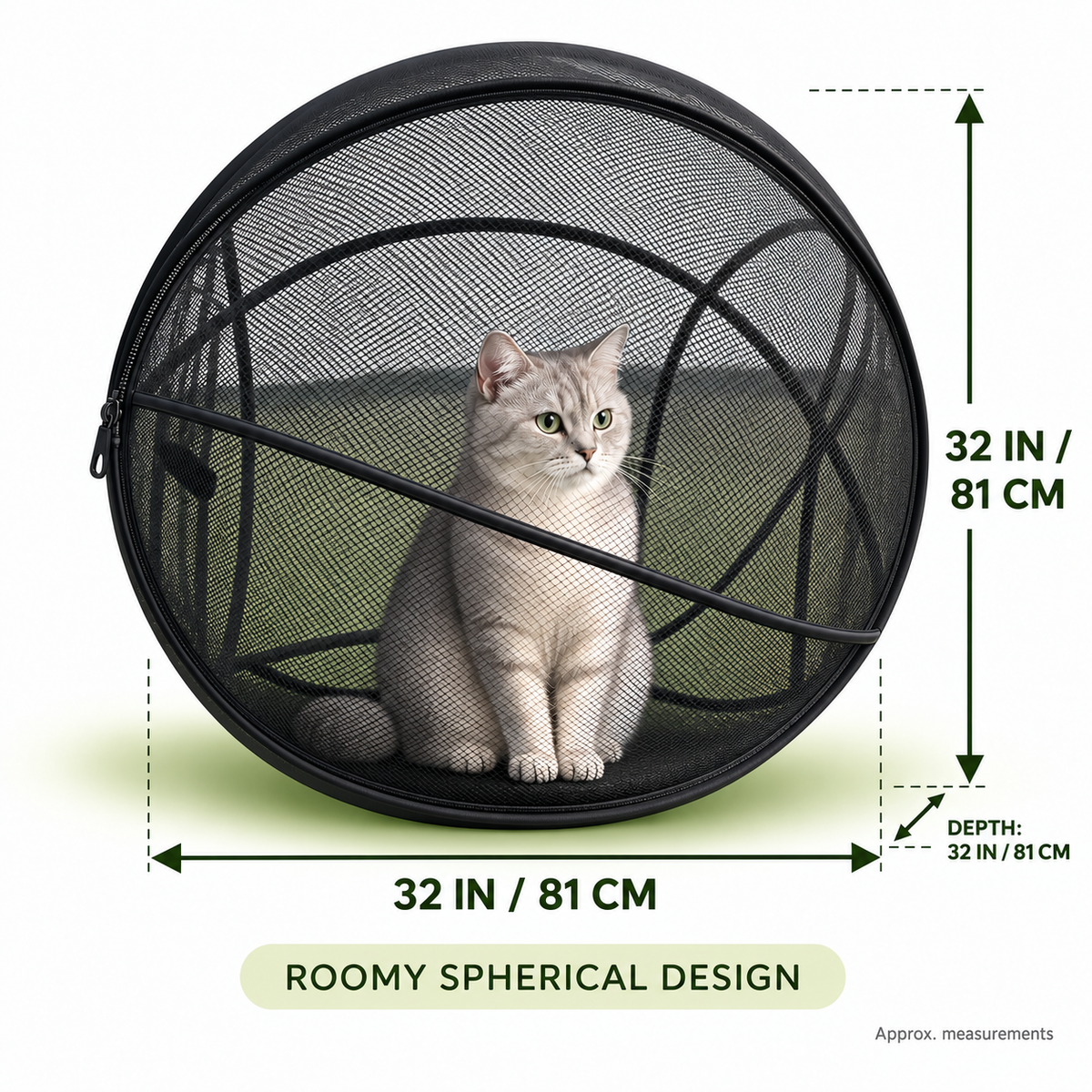 🐱🌿 Pop-up Mesh Playpen