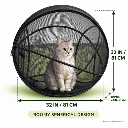 🐱🌿 Pop-up Mesh Playpen