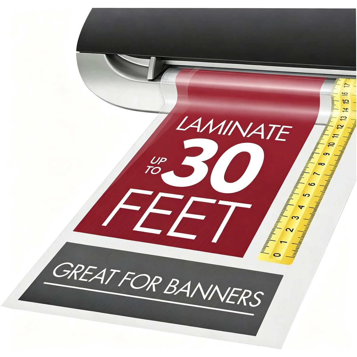 🔥 Custom Thermal Lamination Roll with Built-in Trimmer (3 Mil, 30 FT)