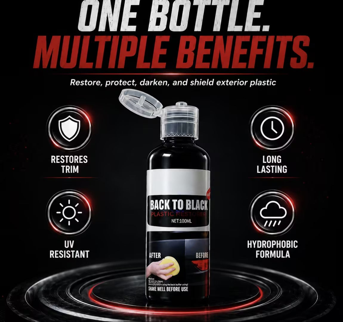 Professional Plastic Reviver for Cars