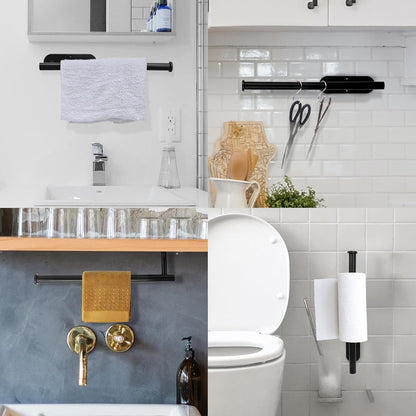 🧻Soporte para rollos de papel de cocina bajo el armario: ¡organiza la encimera de tu cocina en segundos! ✨
