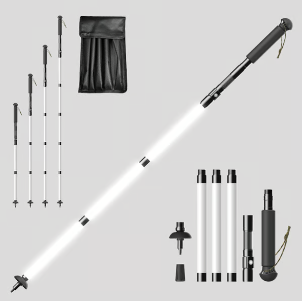 Light-up hiking sticks
