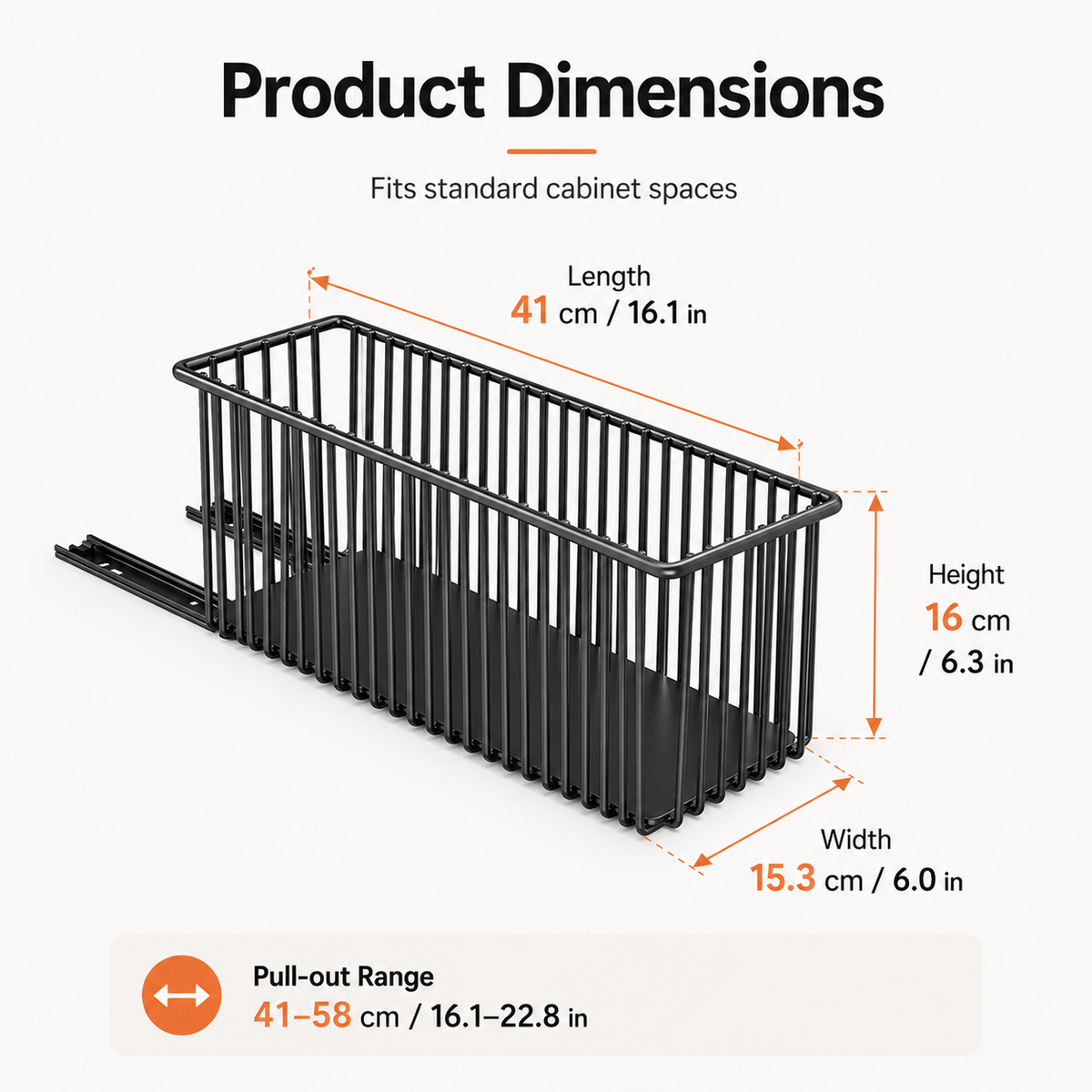 🔥 ⌛ Last Day: 55% OFF! 🛒 Premium Space-Saving Cabinet Storage Basket