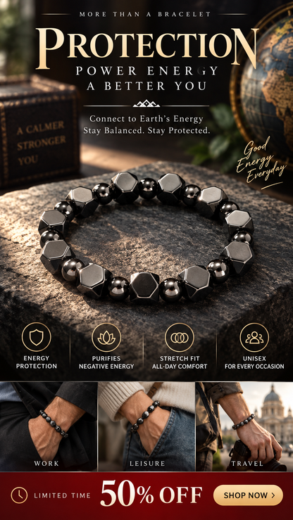 Vintage style bracelet with round synthetic stones