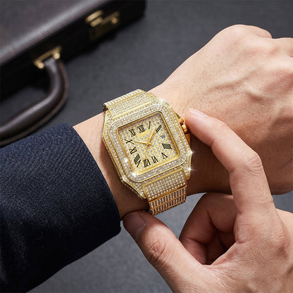 ⏳Time-Limited Special⏰Luxury Square Rhinestone Watch – Elegant Sparkle for Every Occasion✨
