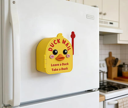 3D Printed Magnetic Cruising Ducks Mailbox Wall Mounted Mini Box with 2 Mini Ducks