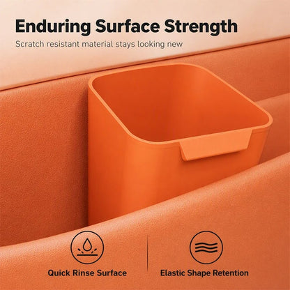 🚗49% OFF NOW! Silicone Car Door Organizer Bin, Waterproof Universal Car Door Side Storage Holder, Liquid‑Silicone Car Interior Caddy for Umbrella, Trash, Small Accessories