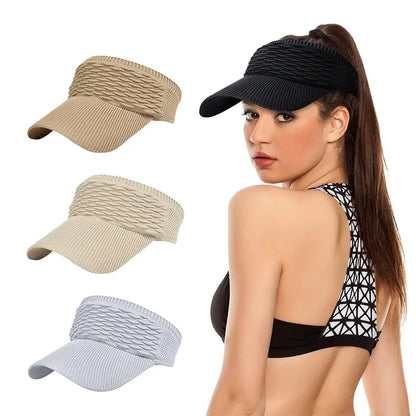🔥 COMPRA 1 Y LLÉVATE 1 GRATIS - Gorras de visera para mujer con espacio para coleta alta