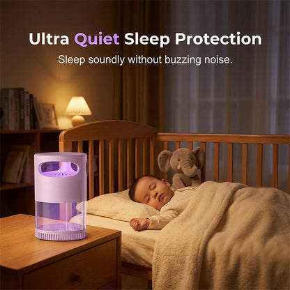 🦟 ¡50% DE DESCUENTO! Lámpara antimosquitos UV – silenciosa, USB, sin químicos. ¡Más de 50 mil vendidas! 🔇🌙