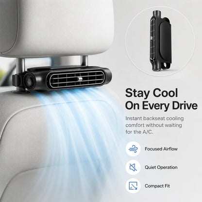 Ventiladores recargables para asiento de coche con función de enfriamiento