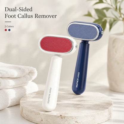 💥Buy 1 get 1 free 🔥🦶Dual‑Sided Foot Callus Remover, Replaceable Stainless Steel Blade Foot Scraper