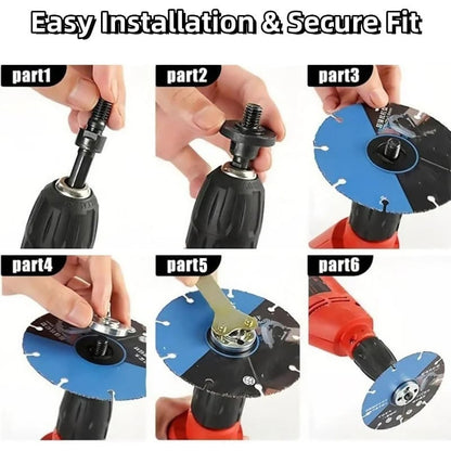 📢📢49% OFF !! ⏰Drill To Grinder Adapter Kit