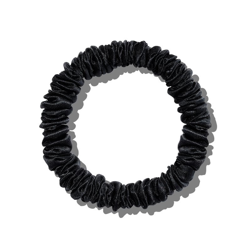 6Pcs Silk Hair Ties Small Silk Scrunchies for Women Girls Thin Skinny Hair Sleep Scrunchies No Damage