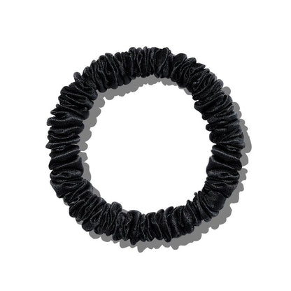 6Pcs Silk Hair Ties Small Silk Scrunchies for Women Girls Thin Skinny Hair Sleep Scrunchies No Damage