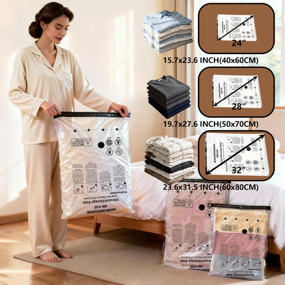 Set de bolsas de compresión para viaje con aspiradora inalámbrica🧳